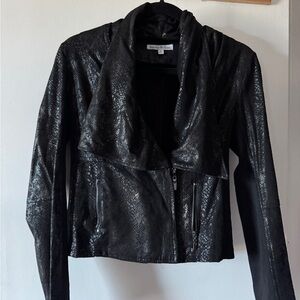 See and be Seen faux moto jacket.